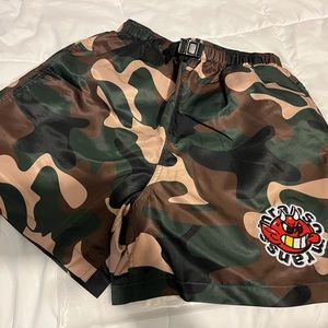 Ransom camo swim shorts